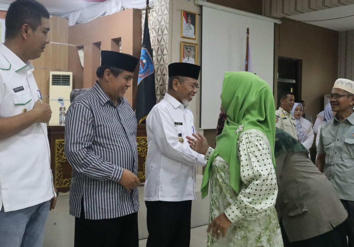 Bupati Hadiri Halal Bihalal dan Pengkuhan Perkasa