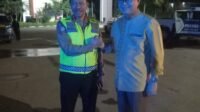 Dirlantas Polda Sumsel Bersama Pj Bupati Banyuasin Cek Arus Balik Situasi Aman dan Lancar