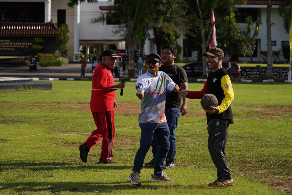 Kadis Porapar Banyuasin Membuka Festival Layang-Layang Dalam Rangka HUT Banyuasin Ke-22 Tahun