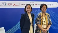(Kiri-kanan) Ketua Panitia IPA Convex 2026 Teresita Listyani dan Direktur Eksekutif IPA Marjolijn Wajong dalam acara konferensi pers “Road to IPA Convex 2026”, di Jakarta, Selasa (12/5/2026). (ANTARA/Arnidhya Nur Zhafira)